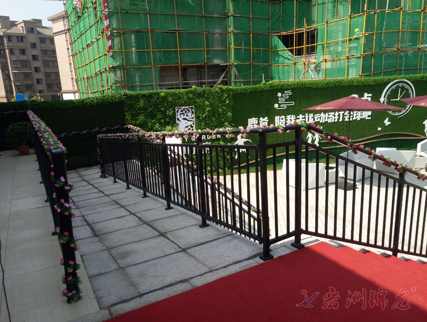 碧桂園鋅鋼陽臺護欄實拍照片